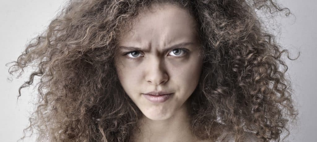 Portrait Photo of Angry Woman