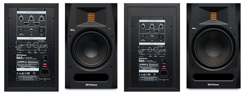 Powerful New Studio Monitors Introduced: PreSonus R-Series V2 Active AMT 37 PreSonus R65 V2 and R80 V2 0001