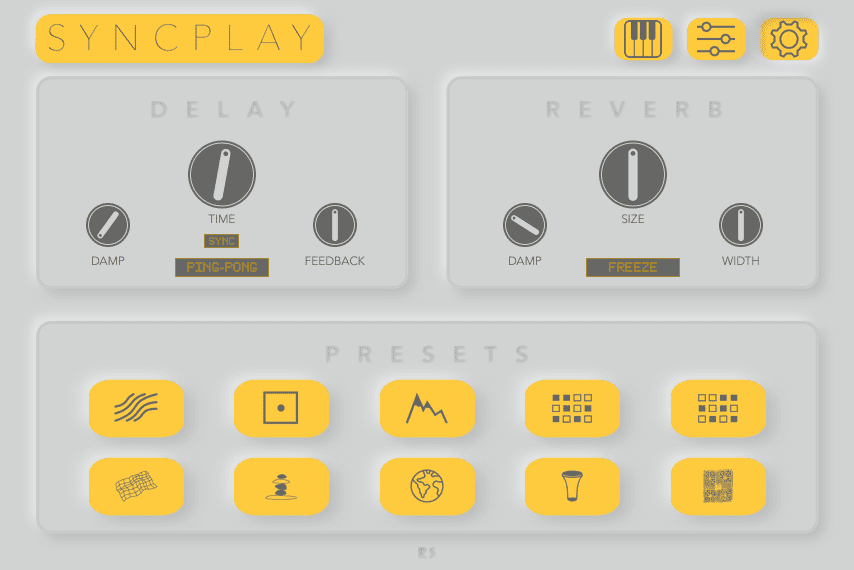 SyncPlay is the New Way to Compose Music 6 SP SETTINGS PRESETS