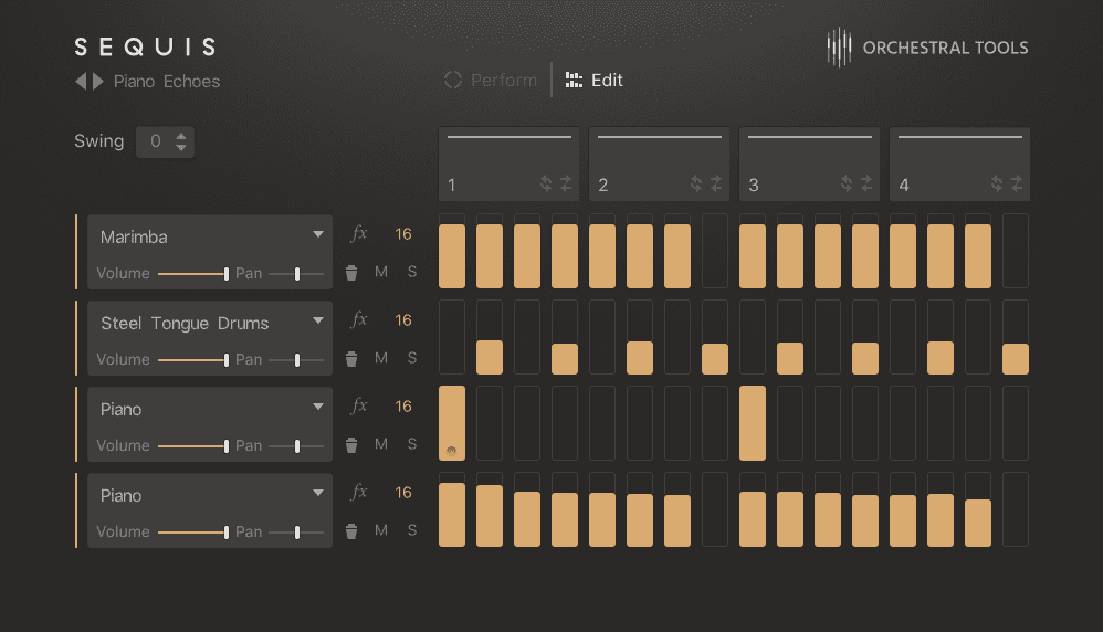 SEQUIS: A Stunning Library of Acoustic Instrument Samples with an Easy-to-use Yet Powerful Sequencer 4 Sequis sequencer