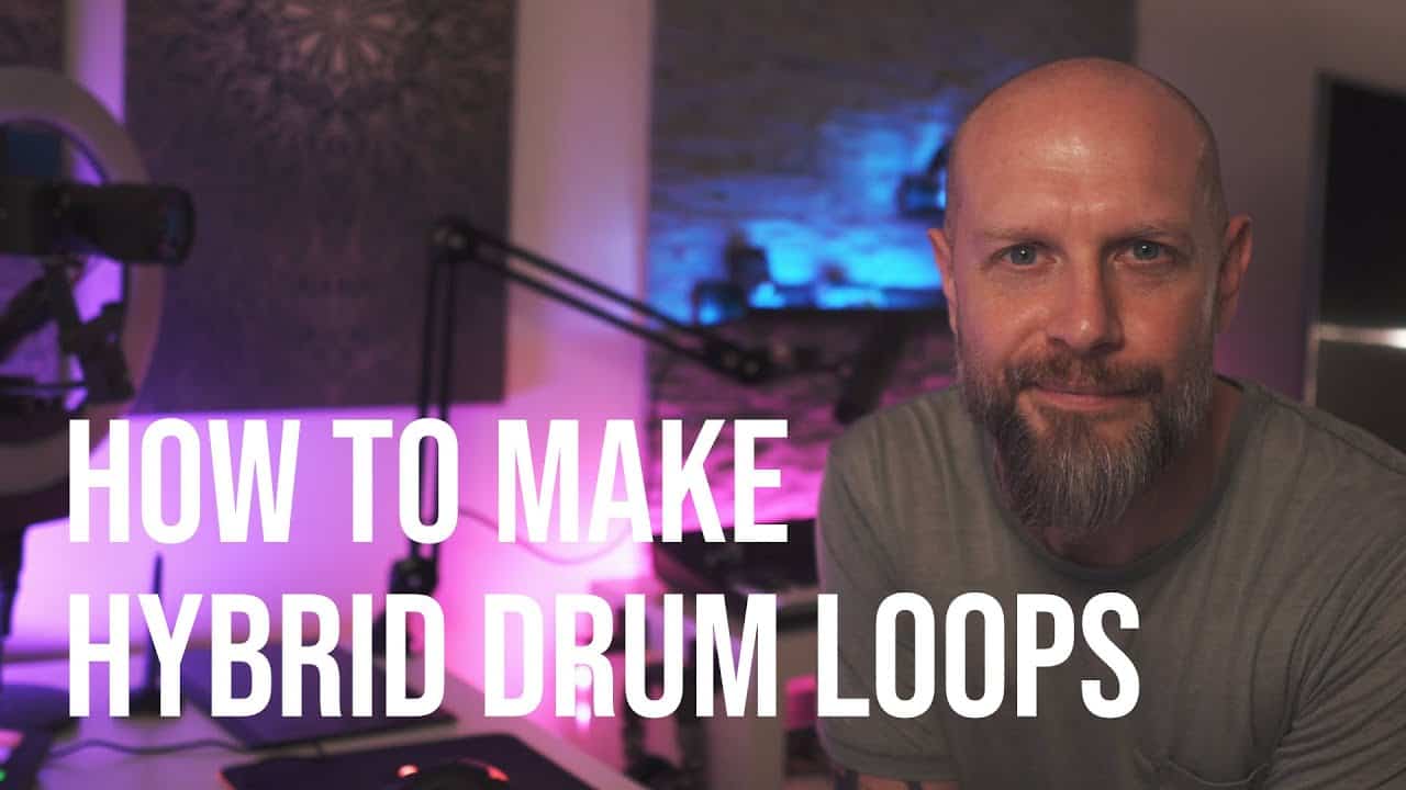 How to make your own custom hybrid drum loops | Music production