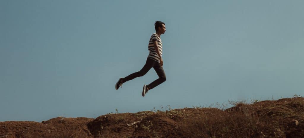 The Dramatic Stages of Tension: How to Create Conflict for your Audience 12 Man Jumping Near the Cliff