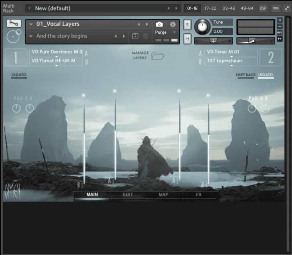 Review of Omen A Kontakt Library Based on Ritual Voices and Epic War Chants UI
