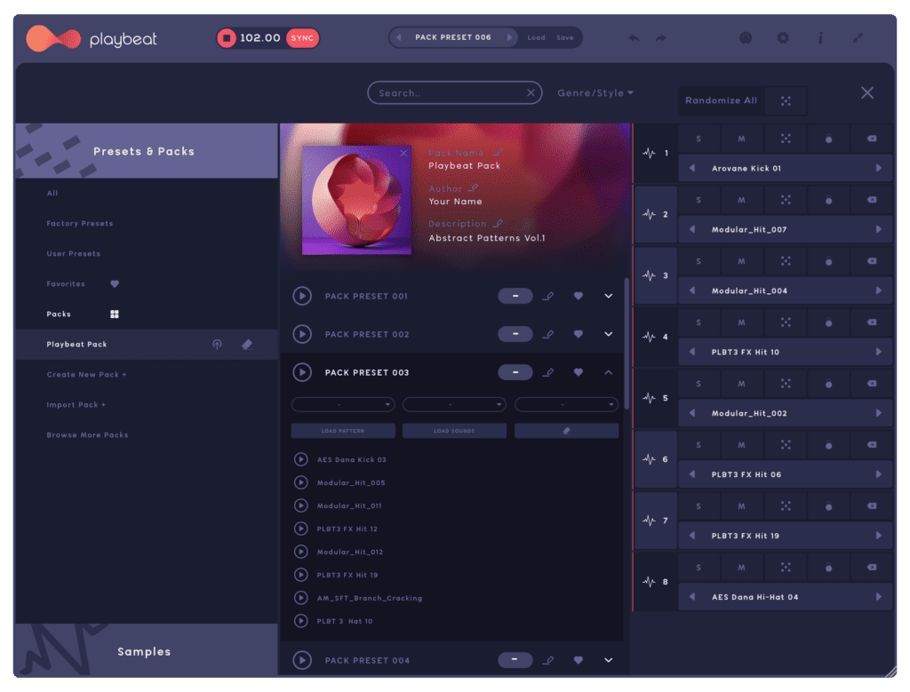 World's Smartest Groove Machine. Playbeat 3.0 is Next Generation Creative Groove Engine 13 SHOT UI 007