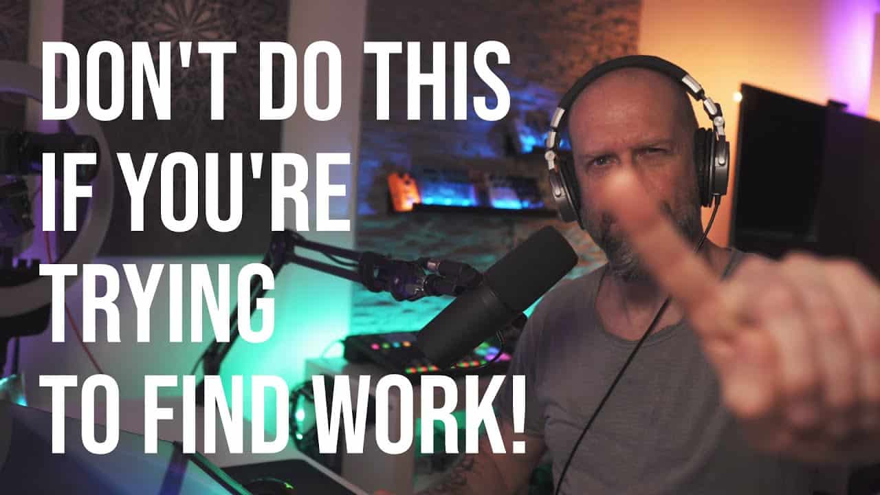 Don’t do this if you’re trying to find work | Video game and trailer music business