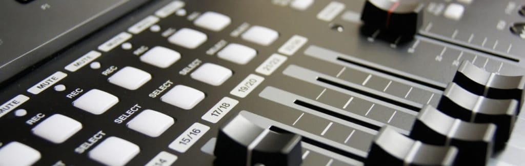 Details of a Sound Mixer