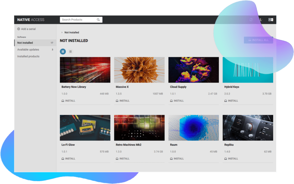 Native Instruments Launches KOMPLETE NOW Subscription Offer 9 Komplete NOW GUI NA
