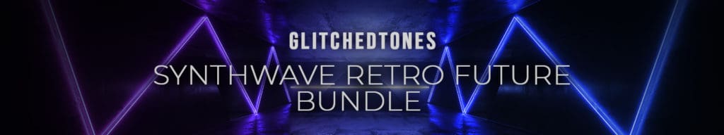Synthwave Retro Future Bundle by Glitchedtones An Essential Versatile Toolkit is Unbeatable HEADER