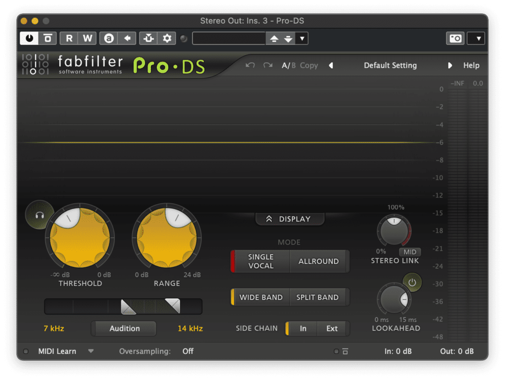 How to Use Your De-Esser Right 7 FabFilter Pro DS