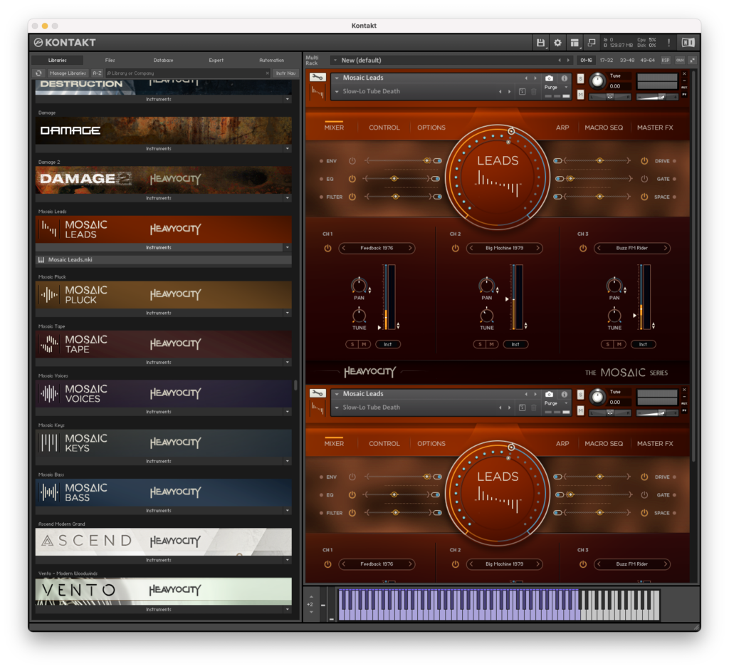 Heavyocity Mosaic Leads Review Elevating Analog Synth Leads into the Realm of Modern Scoring