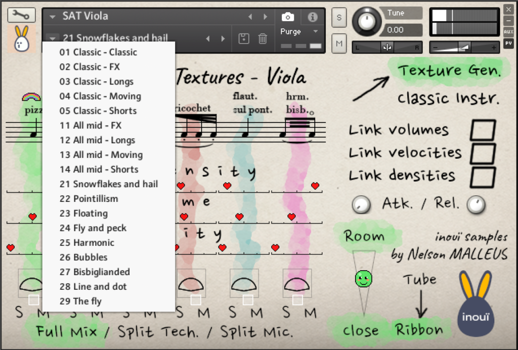 Sweet Acoustic Textures Viola Presets