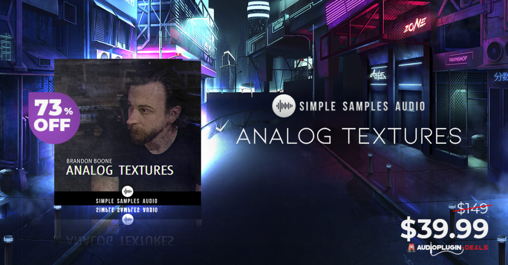 Analog Textures by Simple Samples Audio Brandon Boone 1200X627