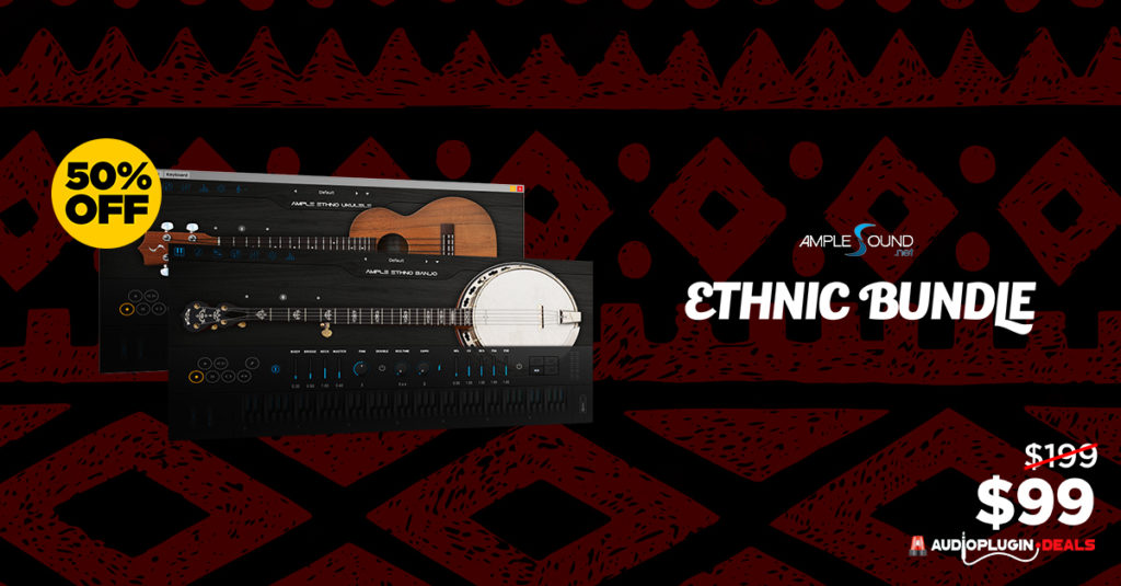 Ethnic Bundle by Ample Sound Sampled on Deering Sierra Banjo and Kamaka HF 3 Ukulele 1200x627 1