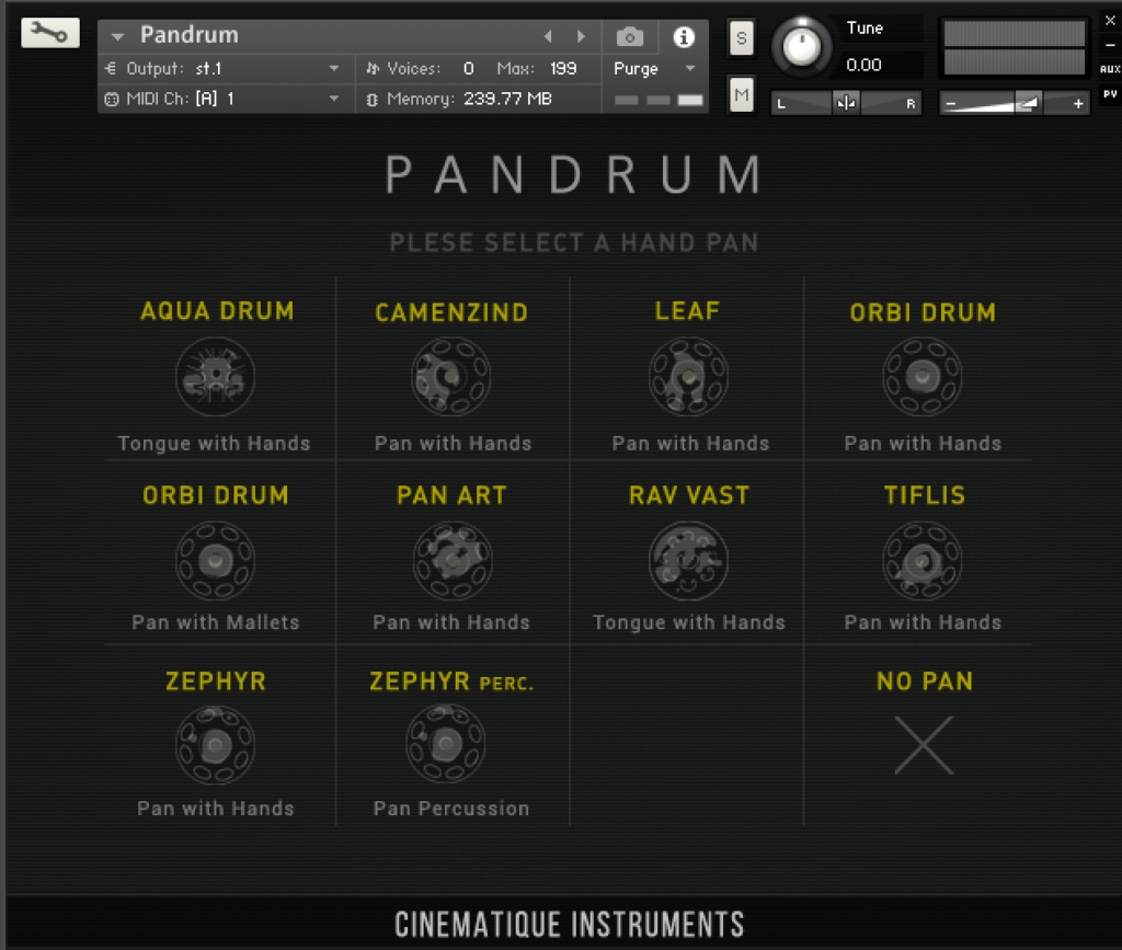 Review of Cinematique Instruments Pandrum 1