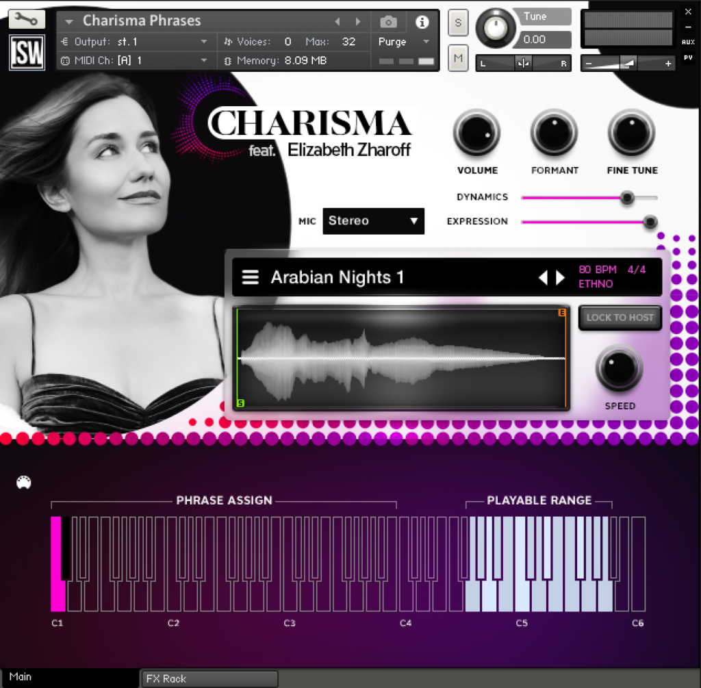 Charisma Volume 1 Kontakt UI