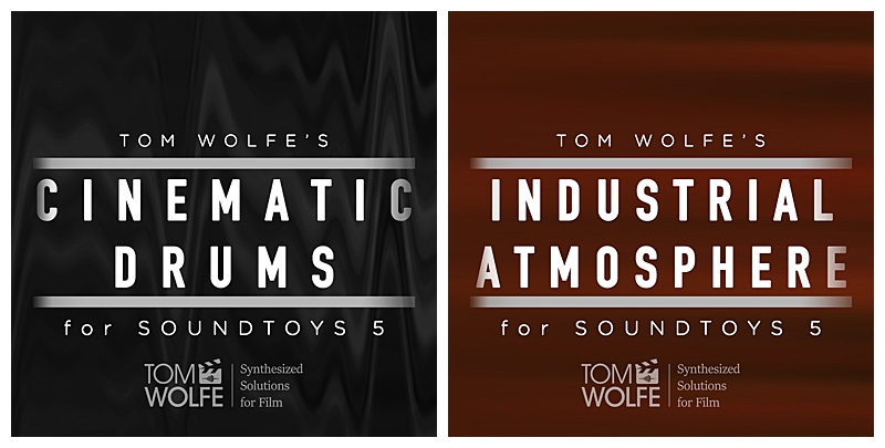 Cinematic Drums and Industrial Atmosphere Preset Packs for the Soundtoys Effect Rack