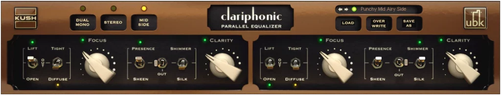 The Best EQ Plugins to Shape Your Mix 64 Clariphonic DSP MkII - PARALLEL MASTERING EQ by Kush Audio
