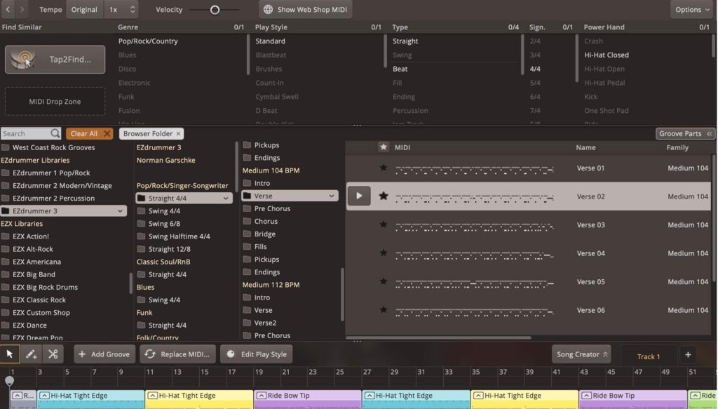 Toontrack's EZdrummer 3: A New Era of Virtual Drums 6 EZdrummer 3 NEW Midi Library
