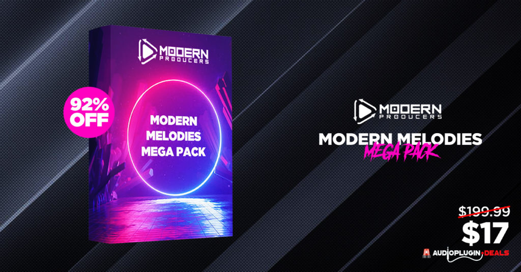 Modern Producers Release 22Modern Melodies Mega Pack22 With 100 Royalty Free Melodies 1200x627 1