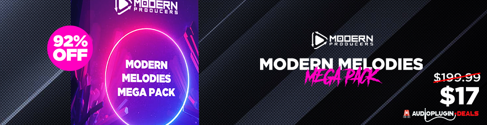 Modern Producers Release "Modern Melodies Mega Pack" With 100 Royalty-Free Melodies! 6 Modern Producers Release 22Modern Melodies Mega Pack22 With 100 Royalty Free Melodies 970x250 1