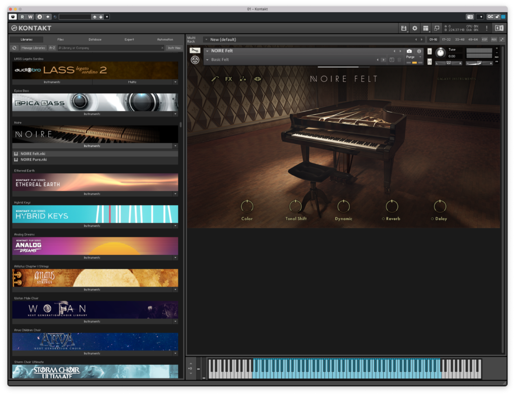 Piano in Kontakt Player