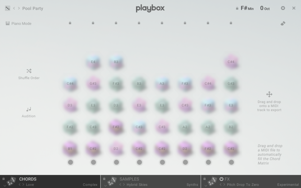 Review of Playbox by Native Instruments: The Coolest and Most Innovative Instrument I've Experienced in Quite Some Time 36 Playbox screenshot chords