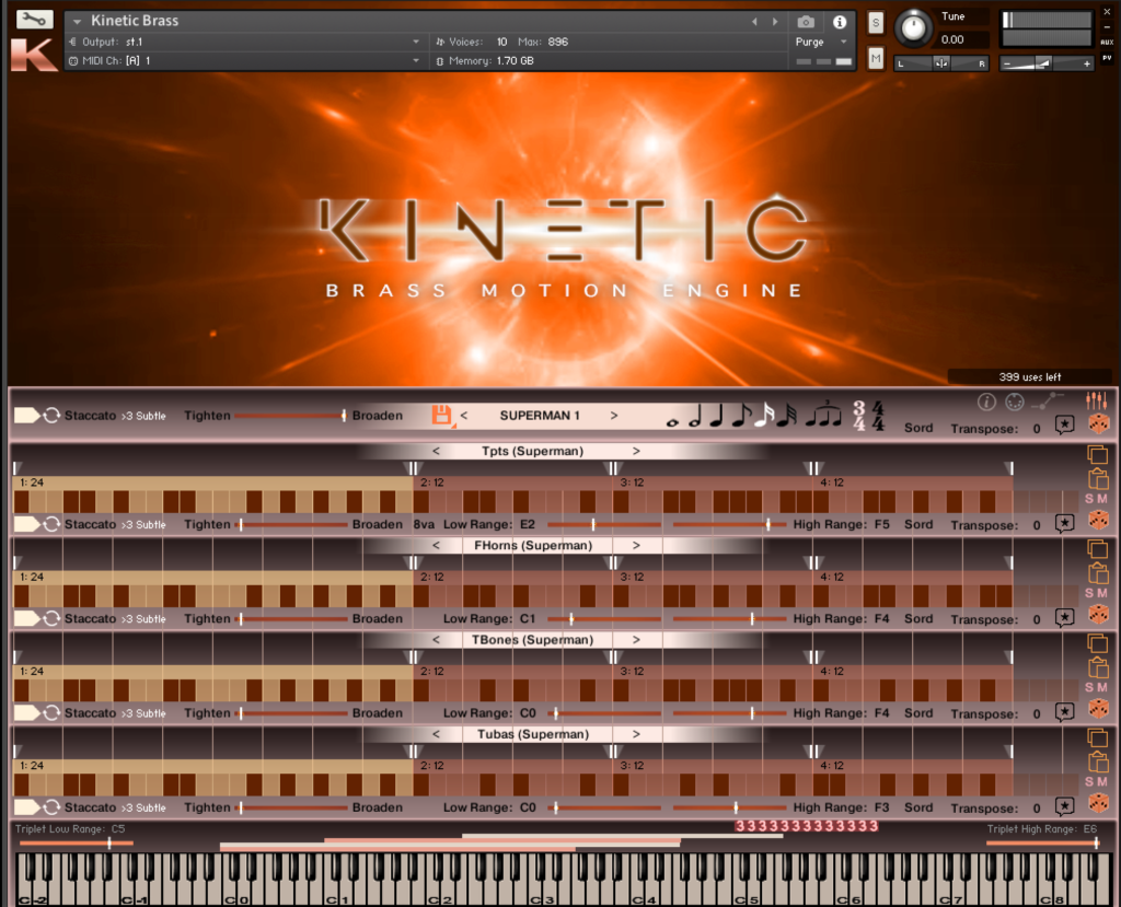 Review of Kinetic Brass Motion Engine by Kirk Hunter Studios: Create Sophisticated Patterns with No Musical Theory Training Necessary!