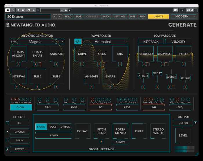 Generate Noire: The Unfinished's 170 Filthy Patches for Newfangled Audio's Generate Synth 8 image 22