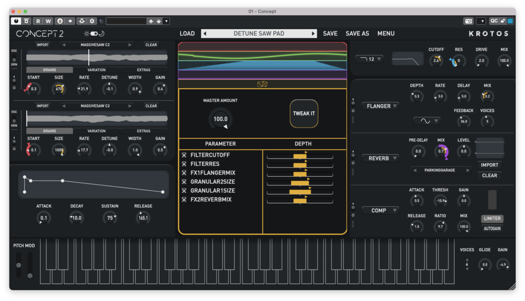 Concept 2 Synth by Krotos Audio A Beautiful Fast and Intuitive Synth Plugin Tweak it