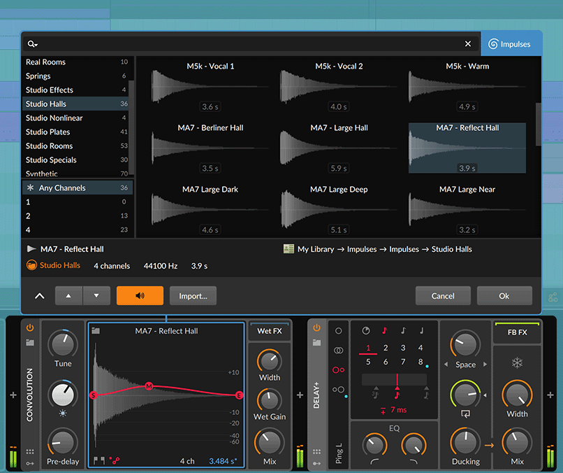 Bitwig Studio 4.3 Brings Space and Tone with Convolution: Create Realistic Reverbs with Impulse Sounds 3 Convolution - Your Sound is Going Spaces