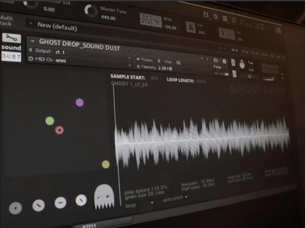 GHOST DROP by Sound Dust: A Unique Sampler with No Samples in it!