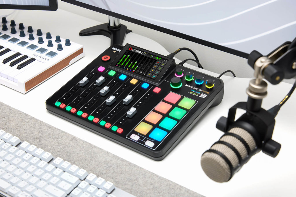Revolutionary RØDECaster Pro II Audio Production Studio: Integrated for Streamers, Podcasters and Musicians