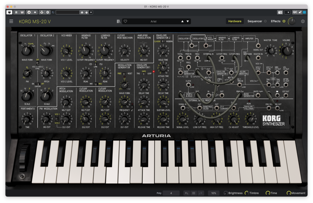 Arturia V Collection 9 Review: The Perfect Music-Making Experience 6 Korgs Classic MS 20 V