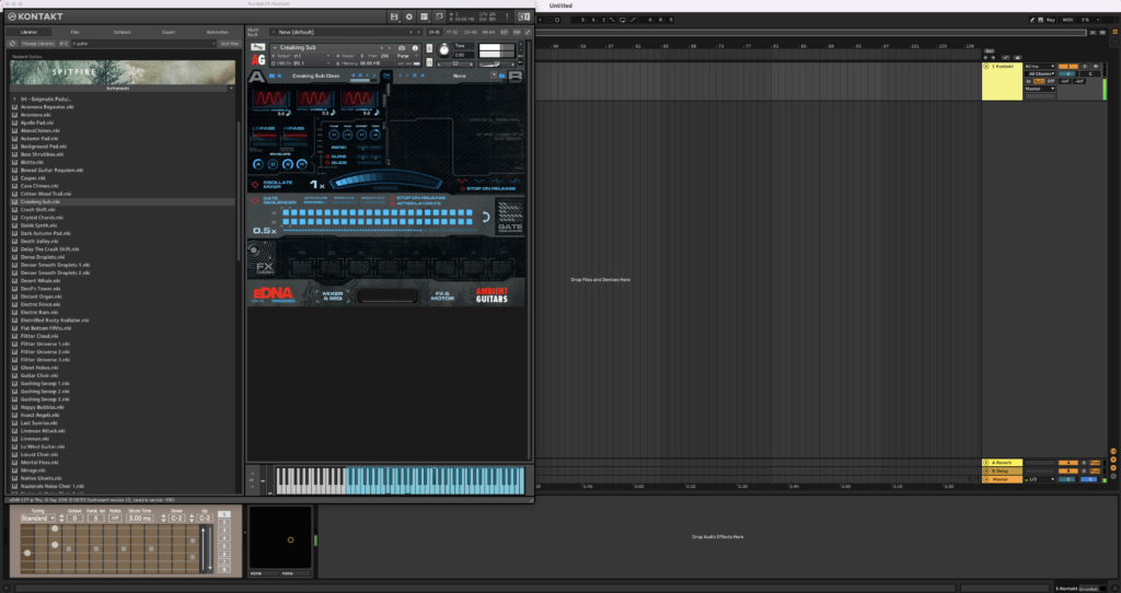 LDM Design Strum Roll: Easily Create Realistic Guitar Chord Patterns with this Ableton Device 3 LDM Design Strum Roll driving Ambient Guitars - Spitfire Audio (Kontakt)