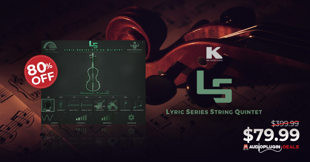 Lyric Series String Quintet: Native Instruments Kontakt Library for Melodic Lines 3 Lyric Series String Quintet1200X627