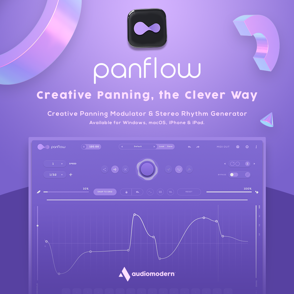 Panflow by Audiomodern: Creative Panning, Rhythmical Evolving Fluid Motion 8 Panflow by Audiomodern: Creative Panning, Rhythmical Evolving Fluid Motion is available for free here.