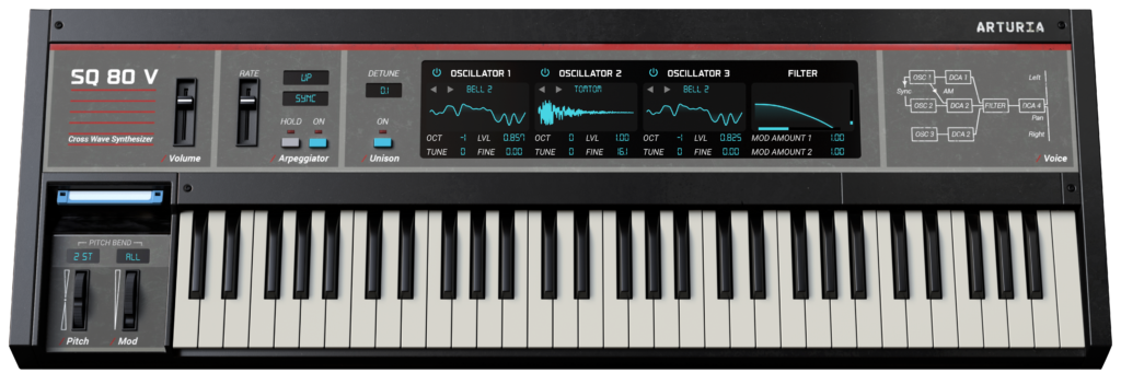 Arturia V Collection 9 Review: The Perfect Music-Making Experience 10 SQ80V Closed