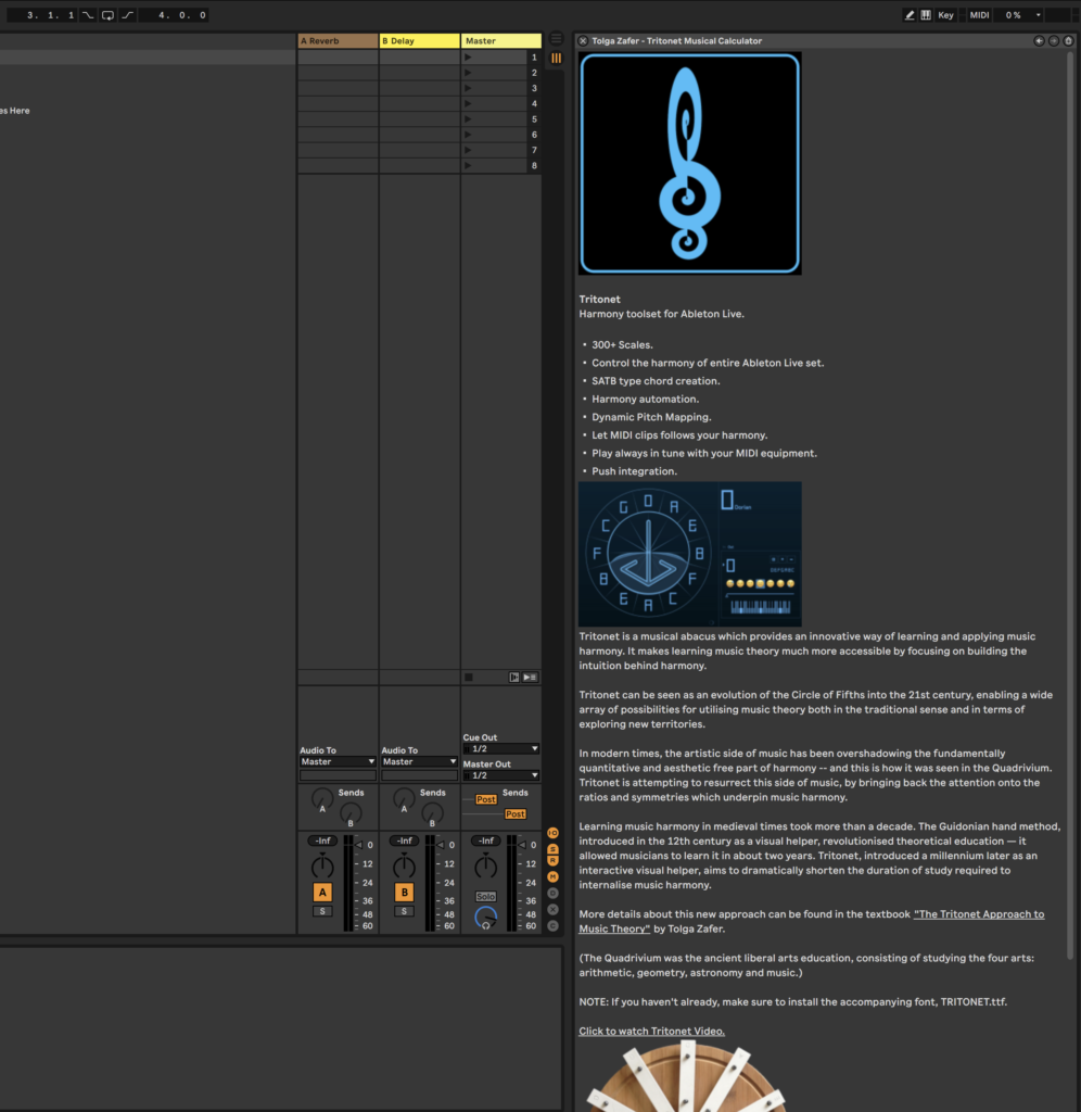 Tritonet Musical Calculator