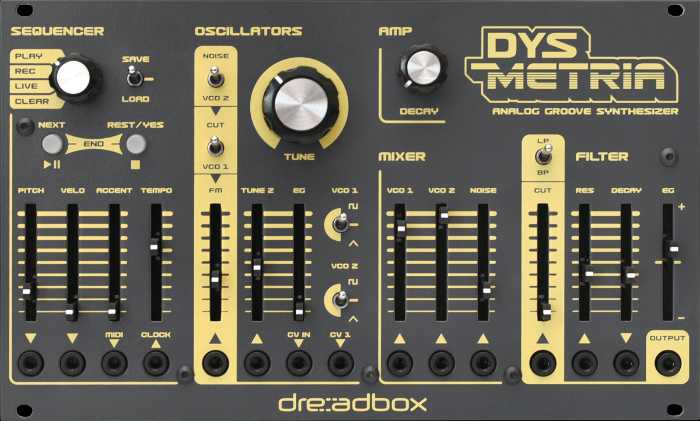 The DYSMETRIA DIY Kit: A Desktop and Eurorack Format Analog Groove Synthesizer