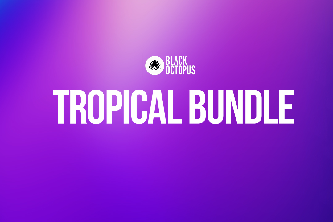 Tropical Bundle by Black Octopus Sound: Get a Wide Assortment of Drum One-Shots, Drum Loops, Percussion Loops, Live Instrument Loops, Vocals and Much More! 42 Tropical Bundle by Black Octopus Sound Get a Wide Assortment of Drum One Shots Drum Loops Percussion Loops Live Instrument Loops Vocals and Much More