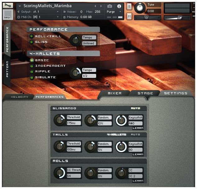 Scoring Mallets by Handheld Sound 33 SM Perfs