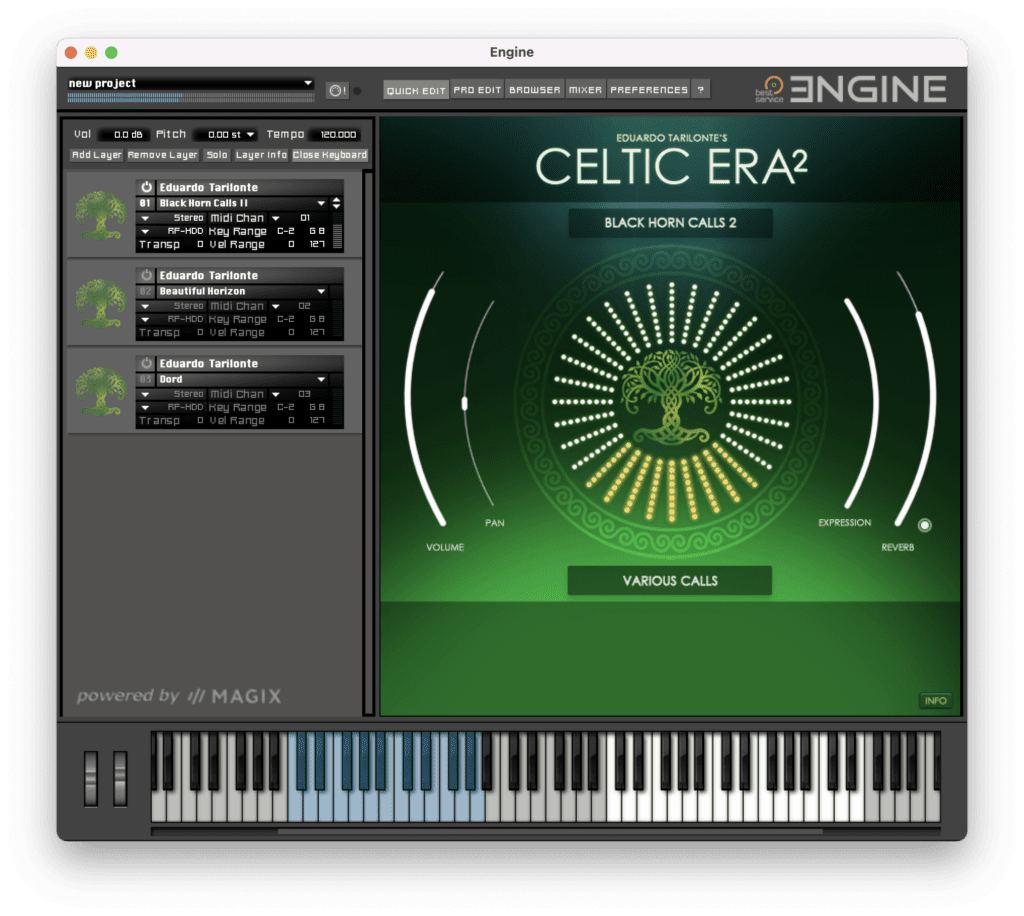 Celtic ERA 2 Instruments Black Horn Calls 2
