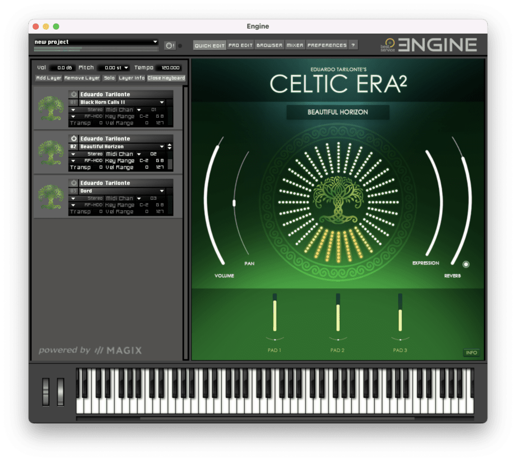 Celtic ERA 2 by Best Service: A Review of The Sounds of Celtic Myths 9 Celtic ERA 2 Instruments Horizon