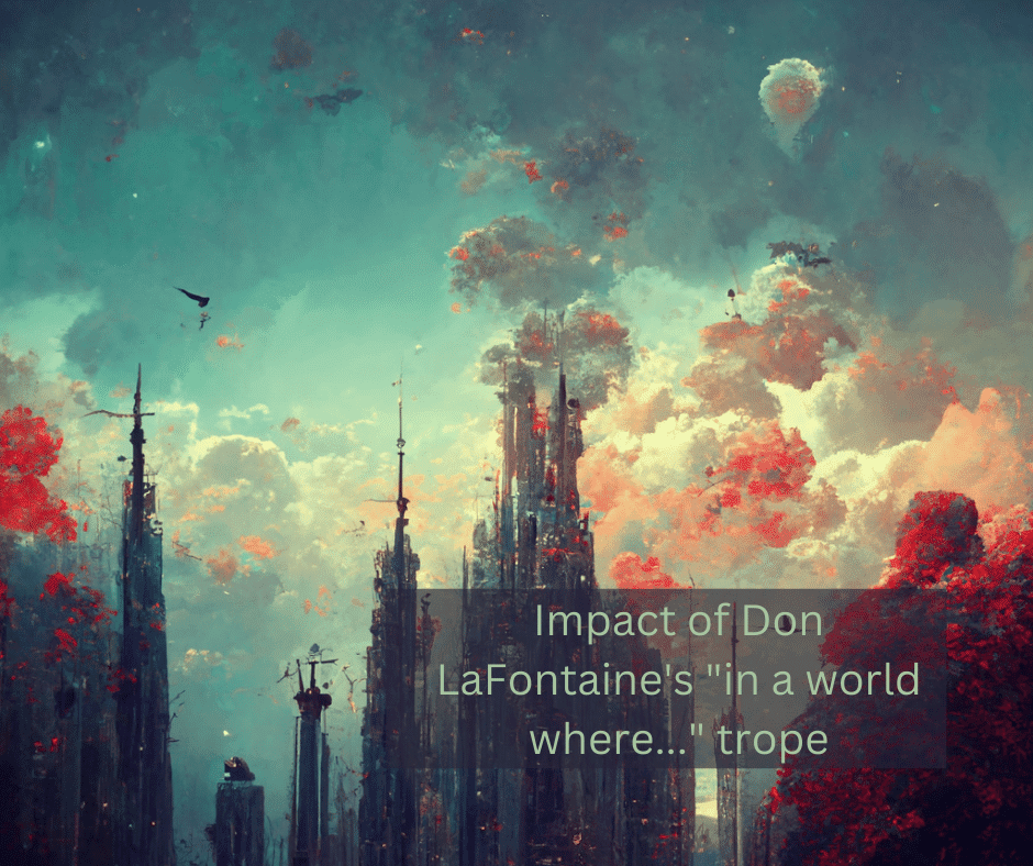 Impact of Don LaFontaines in a world where... trope