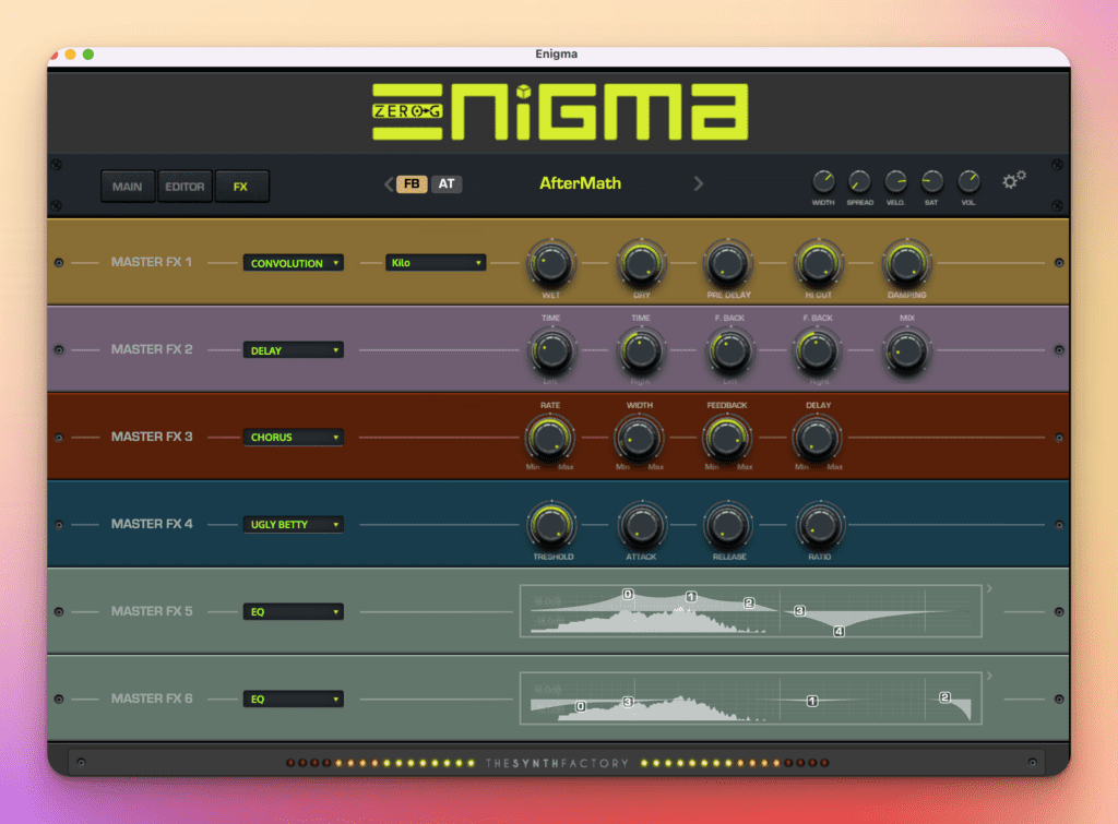 Zero-G ENIGMA: The Ultimate Ambient Sound Creation Instrument 80 Enigma FX Tools