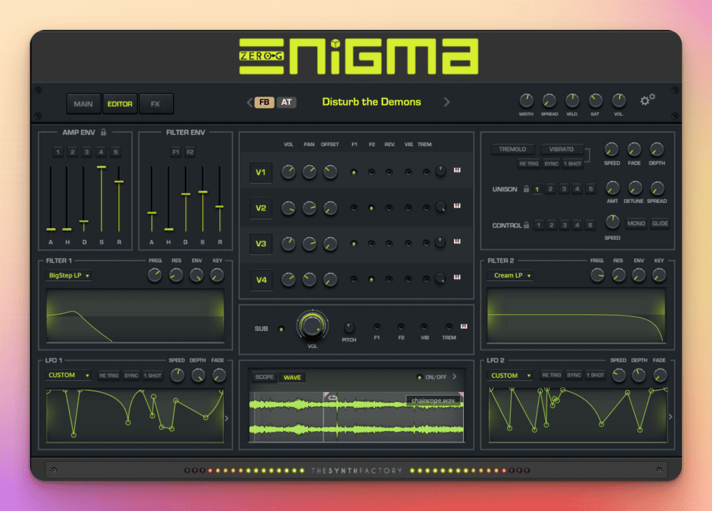 Enigma Shaping The Waves