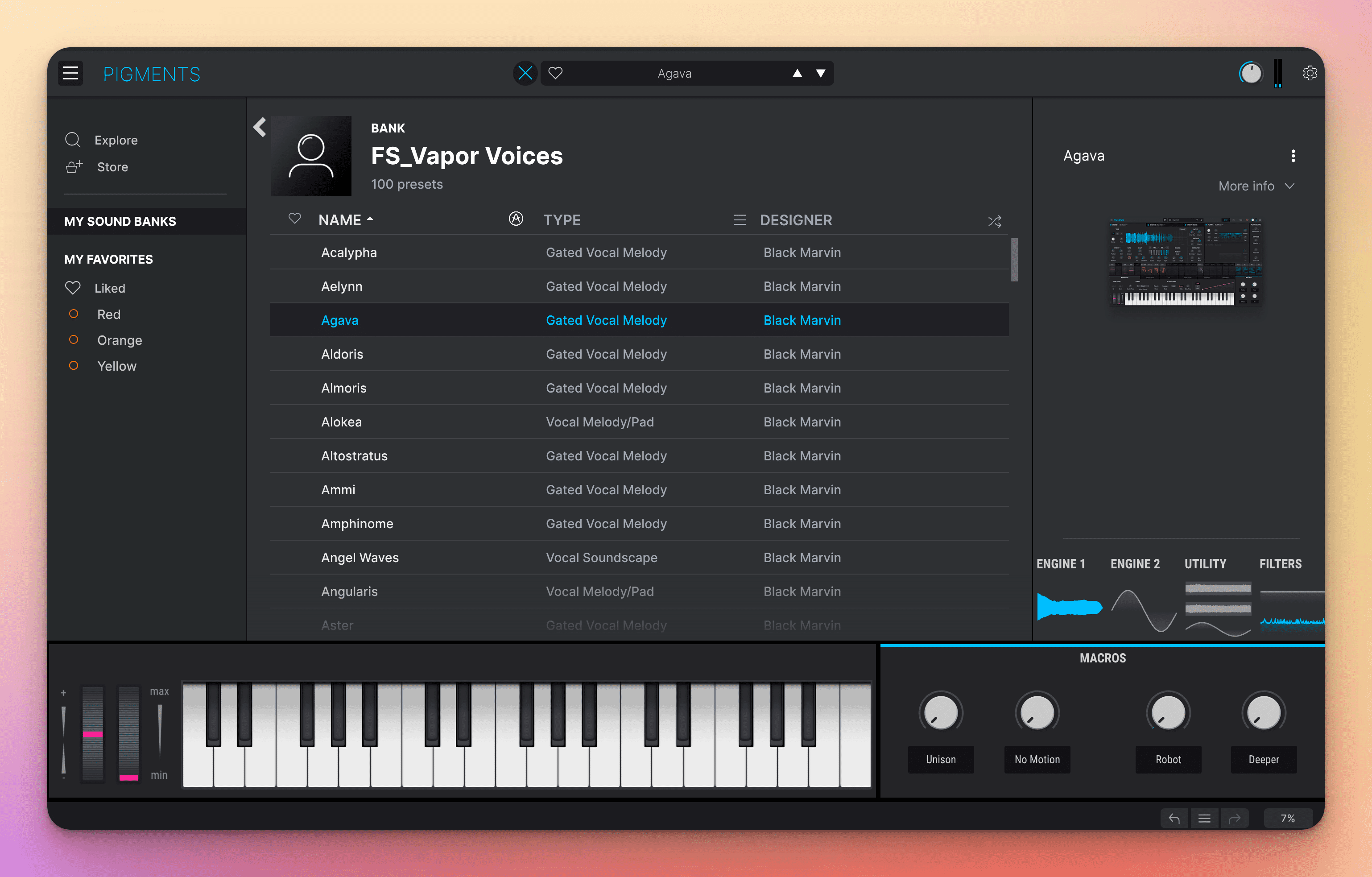 Fractal Sounds – Vapor Voices - Create Immersive Soundscapes With These Vocal Effects for Pigment 40 Fractal Sounds – Vapor Voices