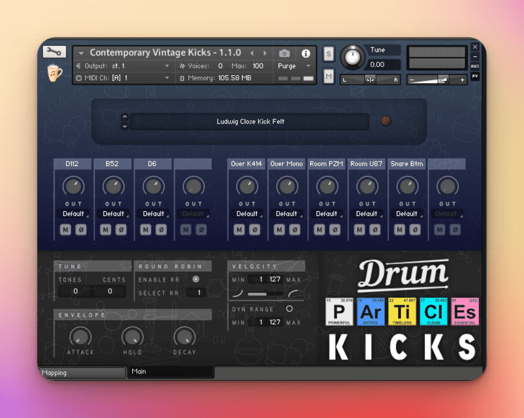 Drum Particles Collection for Kontakt