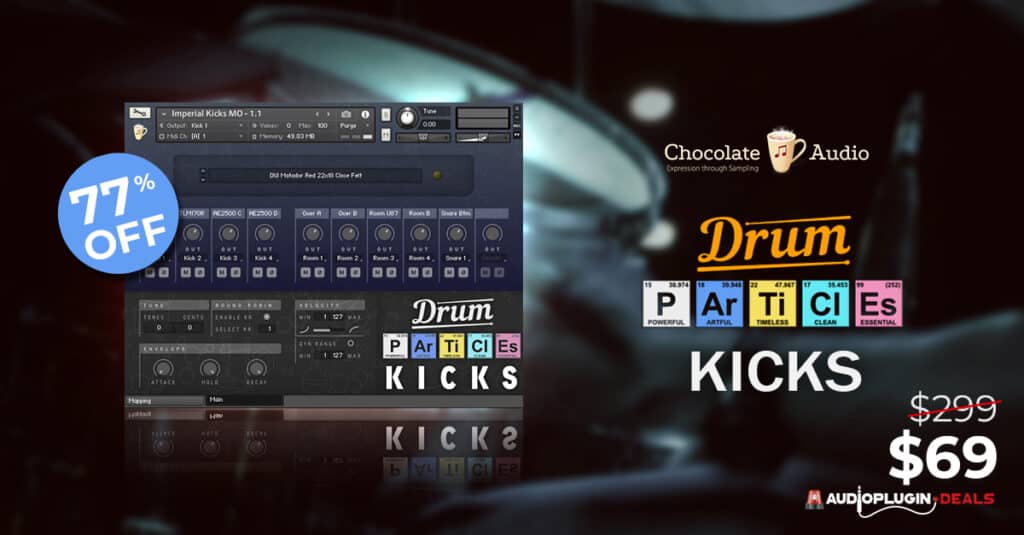 The Chocolate Audio Drum Particles Collection Your New Go To for Kontak 1200X627