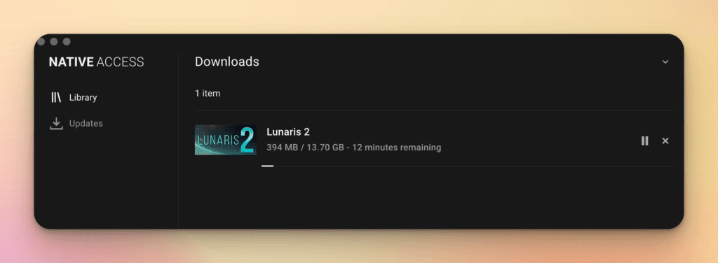 Lunaris 2 Download in Native Access
